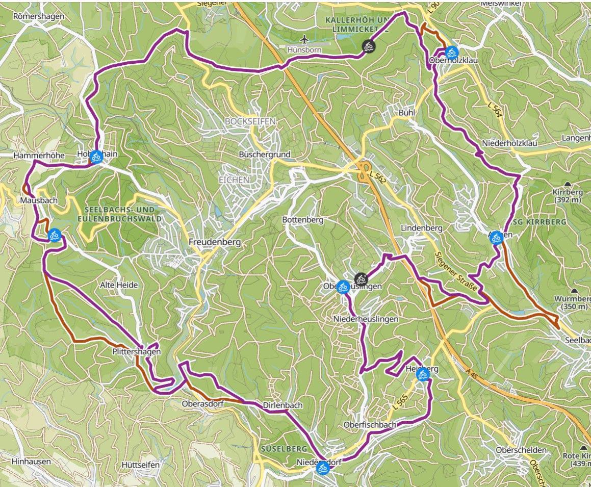 Komoot-Touren